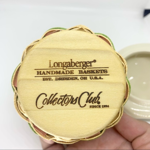 Longaberger Basket Collector’s Club 1996 Little Cupcake Basket Set New In Box - Picture 7 of 9